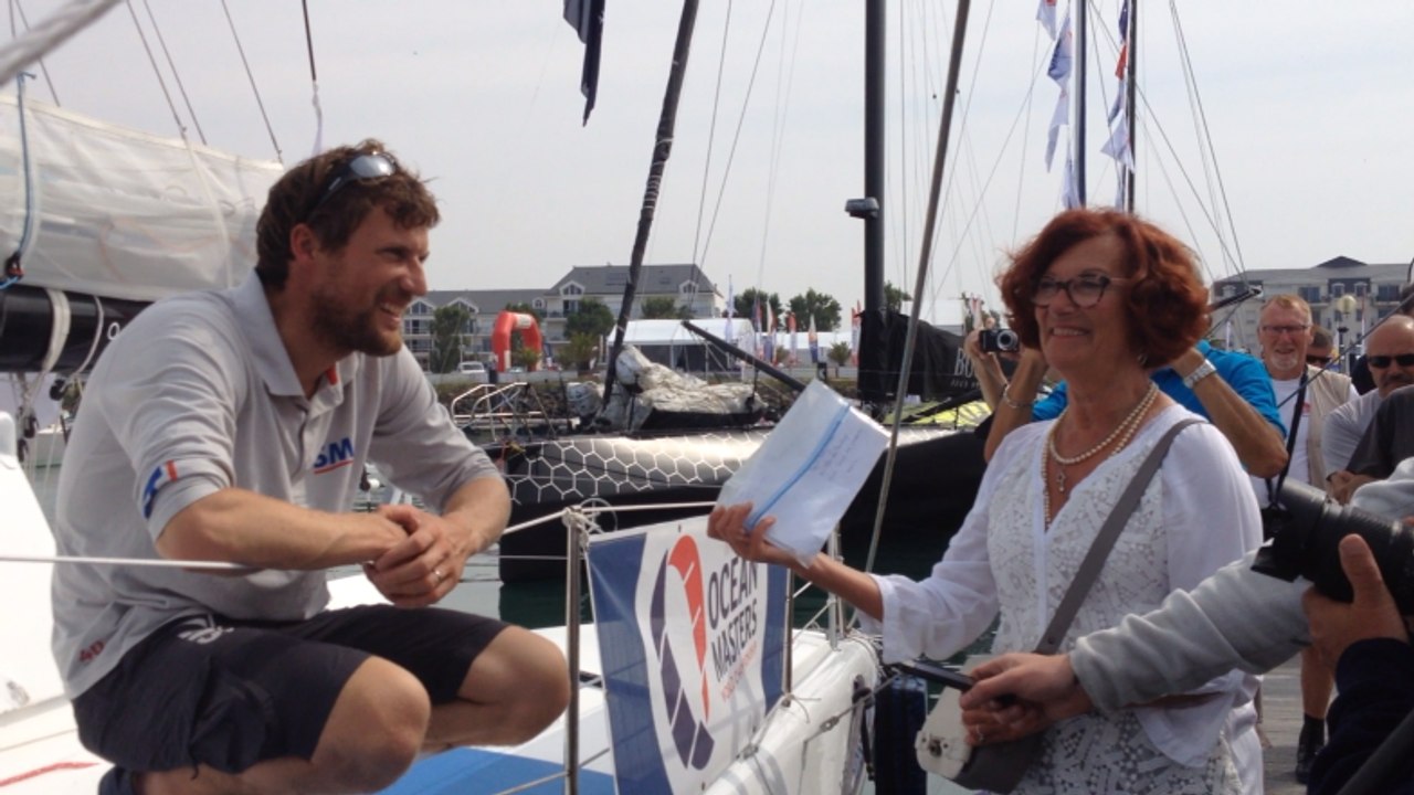 New-York-Les Sables : Arrivée de Paul Meilhat