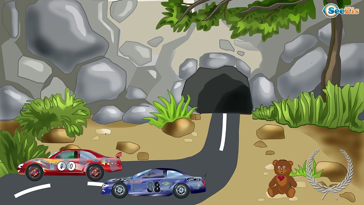 ✔ Мультики про машинки. Гоночные Машины. Гонка за первенство в опасной пещере. Веселые машинки ✔