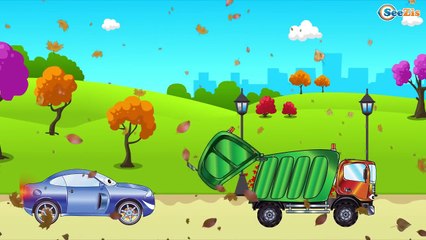 ✔ Cartoons Compilation for kids / Garbage Truck, Racing Car, Crane and Truck. Funny Cars for kids ✔