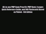 Free[PDF]Downlaod All-in-one PMP Exam Prep Kit: PMP Book 8 pages Quick Reference Guide and