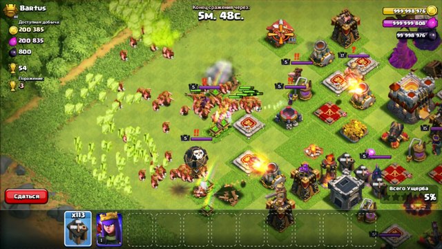 ТАКОГО ВЫ ЕЩЕ НЕ ВИДЕЛИ!!! АТАКА СТРОИТЕЛЯМИ В Clash of Clans!!! BUILDERS ATTACK Clash of Clans