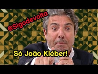 Sigo de Volta: Veja os 7 melhores momentos de João Kleber em "Você na TV"