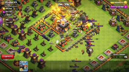ЭПИК!!! ФАН АТАКА 1000 БОМБЕРАМИ (СТЕНОБОЯМИ)   Clash of Clans БЕСКОНЕЧНЫЕ РЕСУРСЫ!!