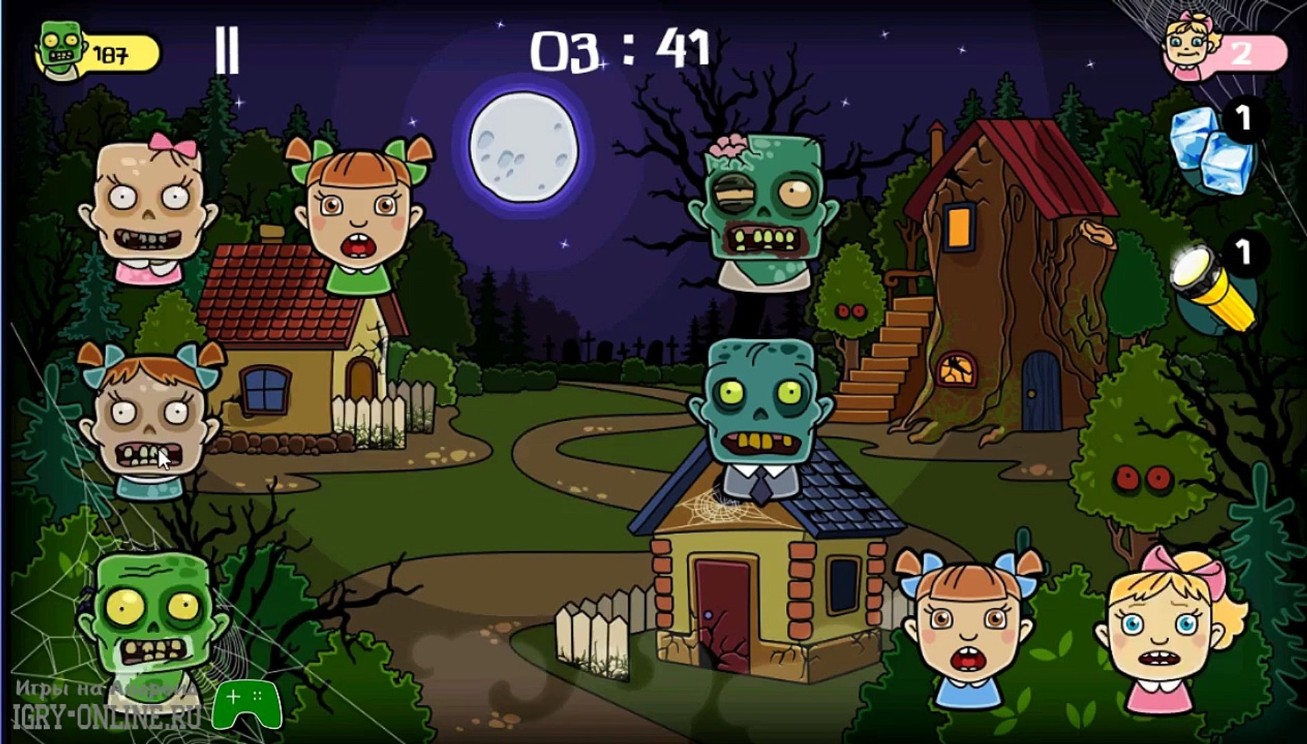 ⁣Добро пожаловать в захватывающий мир войны со злом! Игра Zombie and Little Girls ДАВИТЬ на андроид