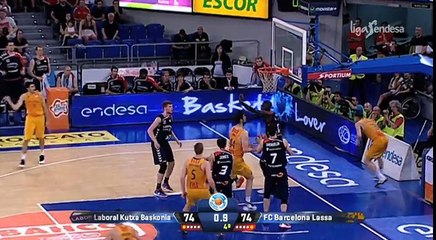 Ioannis Bourousis rentre un tir impossible au buzzer