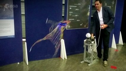 Clean Space: Netting a satellite