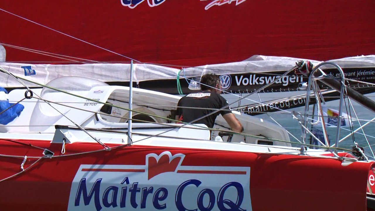 L'arrivée des premiers skippers de la transat New York - Vendée.