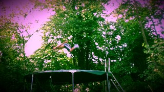 Epic parkour tramp sesh (W) music