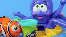 Play Doh Octopus Disney Nemo Play Dough Ocean Animals Sea Weed DisneyCarToys