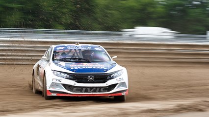 Patrik Sandell Takes the Podium | Red Bull Global Rallycross Highlights