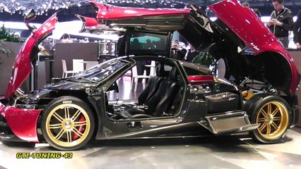 Pagani Huayra Track Pack Rouge au Salon de Genève 2013