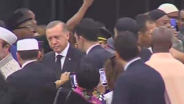 Erdoğan, Muhammed Ali'nin cenaze namazına katıldı