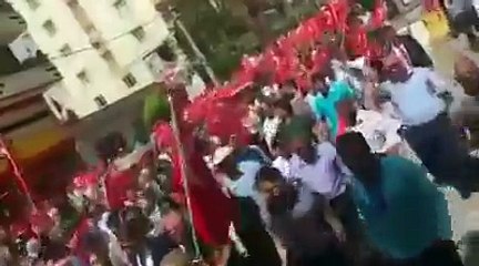 Mardin Midyat bombalı saldırı sonrası onbinlerce kişi PKK'ya tepki gösterdi