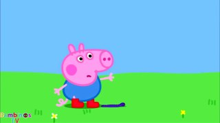 Little Pig George Scared the Worm and Crying A Lot  - New Peppa Pig Crying Episode