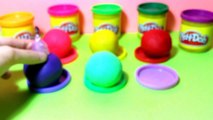 6 PlayDoh Surprise Eggs Disney Princesses Kinder Toys Mickey Mause
