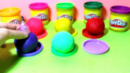 6 PlayDoh Surprise Eggs Disney Princesses Kinder Toys Mickey Mause