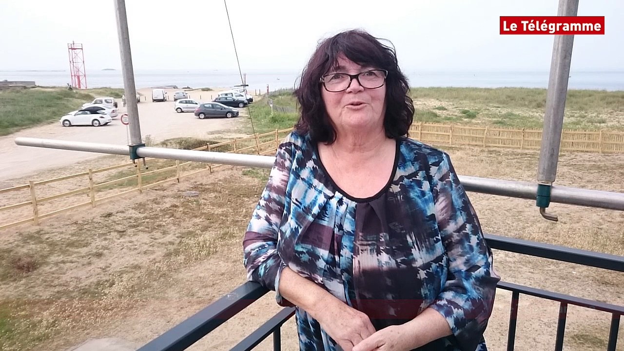 Barre d'Etel (56). Josiane raccroche la VHF !