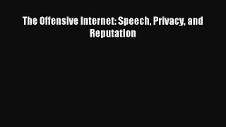 Download The Offensive Internet: Speech Privacy and Reputation E-Book Download