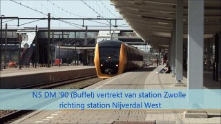 NS DM '90 (Buffel) vertrekt van station Zwolle [10-04-11]