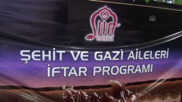 Siirt Valiliği'nden Şehit Aileleri ve Gazilere İftar