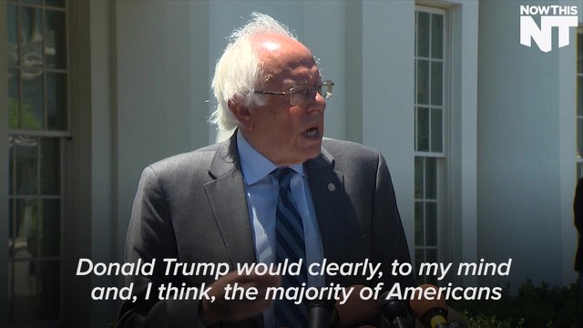 Bernie Sanders Meets With President Obama