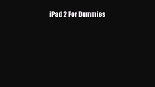 Read iPad 2 For Dummies E-Book Free