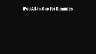 Read iPad All-in-One For Dummies E-Book Free