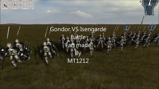 Gondor V.S Isengard, Rome total war, lord of the rings mod