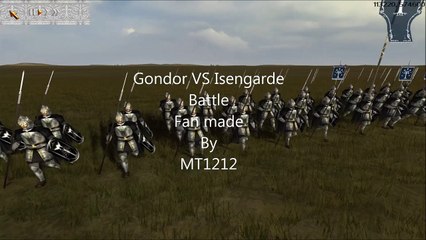 Gondor V.S Isengard, Rome total war, lord of the rings mod