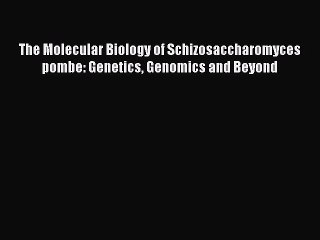 Read Books The Molecular Biology of Schizosaccharomyces pombe: Genetics Genomics and Beyond