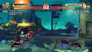 Batalla de Ultra Street Fighter IV: Balrog vs Ryu