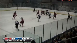 Marian University Hockey - #19 Nick Monfils 3rd Goal (15-16)