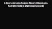 Read Books A Course in Large Sample Theory (Chapman & Hall/CRC Texts in Statistical Science)