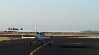1st take off of my first solo flight