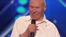 Old Man KILLS Drowning Pool Song on America's Got Talent