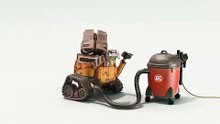 Pixar Short Wall E meets vacuum cleaner