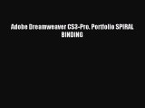 Download Adobe Dreamweaver CS3-Pro. Portfolio SPIRAL BINDING Ebook Online