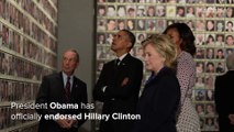 Obama endorses Hillary Clinton: 'I'm with her. I am fried up'