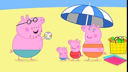 Peppa pig en Español Latino, Castellano Temporada 1 Capitulo 46 En la Playa