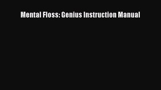 Download Mental Floss: Genius Instruction Manual PDF Online