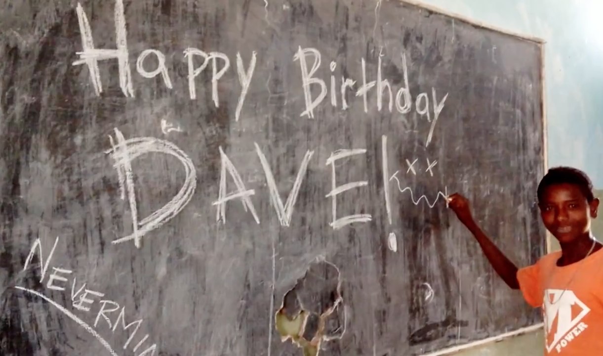 Ethiopia kids wish Dave Grohl a happy birthday with Smells Like Teen Spirit