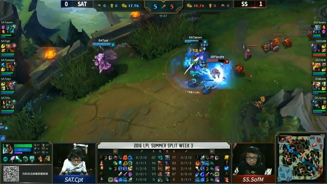 2016 LPL Summer - Group A - W3D1: Snake eSports vs Saint Gaming (Game 2)