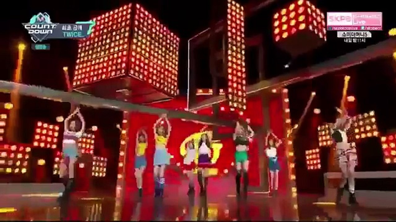 Twice－＂I'm Gonna be a star＂@Mcountdown live
