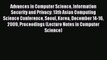 Read Advances in Computer Science Information Security and Privacy: 13th Asian Computing Science