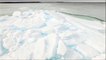 Drone Shows Stunning Footage of Blue Ice on Lake in Ontario, Canada