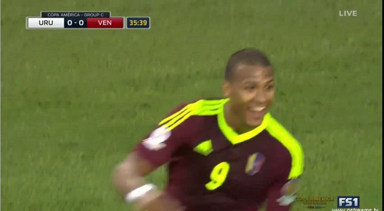 Jose Rondón Goal HD - Uruguay 0-1 Venezuela 09.06.2016