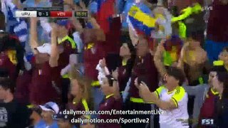 Salomón Rondón Goal HD Uruguay 0-1 Venezuela Copa America Centenarioa