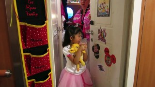 Finding Her Birthday Door!  Hannah's 5th Birthday!  Disney Fantasy  Feb 27, 2014