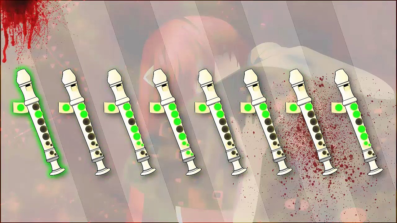 Lilium (Elfen Lied) for Recorder / Flauta Doce - Normal/Slow/Play along (with notes)
