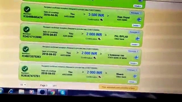 MMM INDIA PAYS 25000 INR. 22.04.16